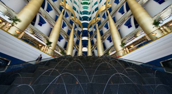 Photograph Yiannis Logiotatides Burj Al Arab Interior 03 on One Eyeland